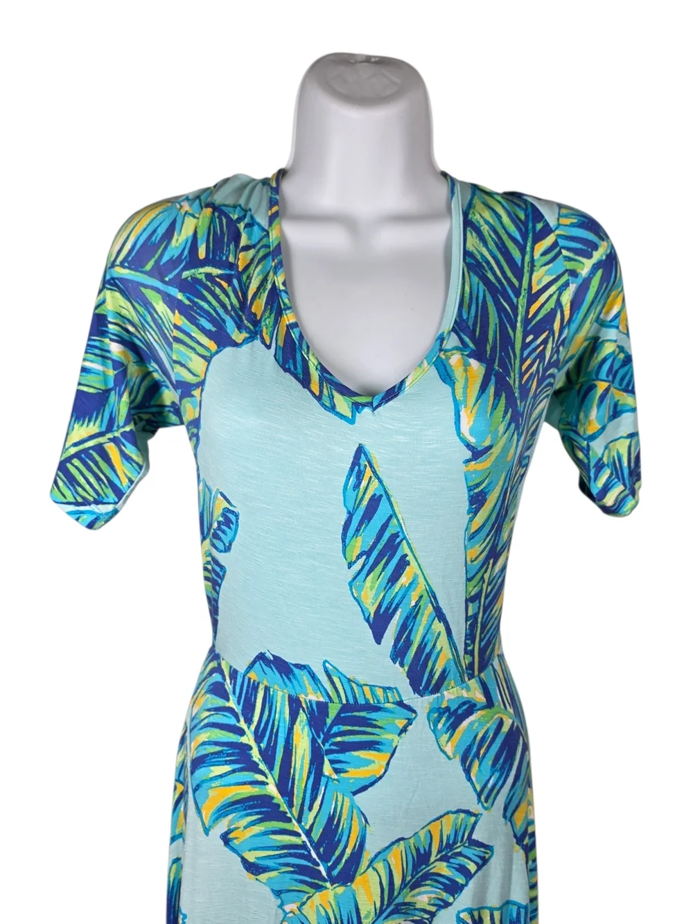 TORI RICHARD TROPICAL MAXI DRESS - Picture 3 of 7